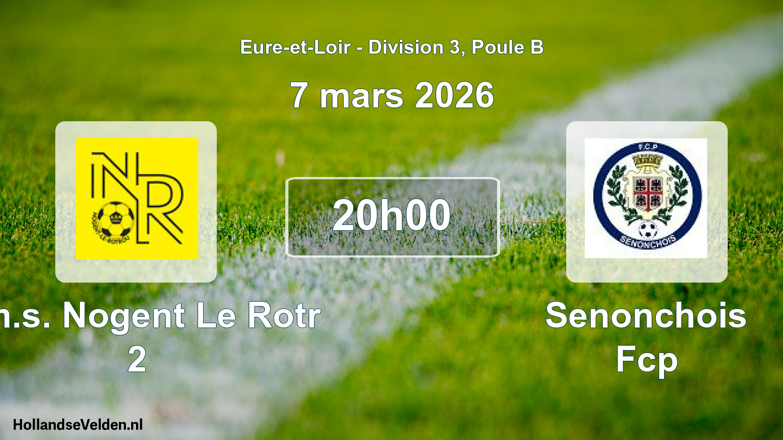 Scheduled Match: Am.s. Nogent Le Rotr 2 - Senonchois Fcp (7 March 2026)