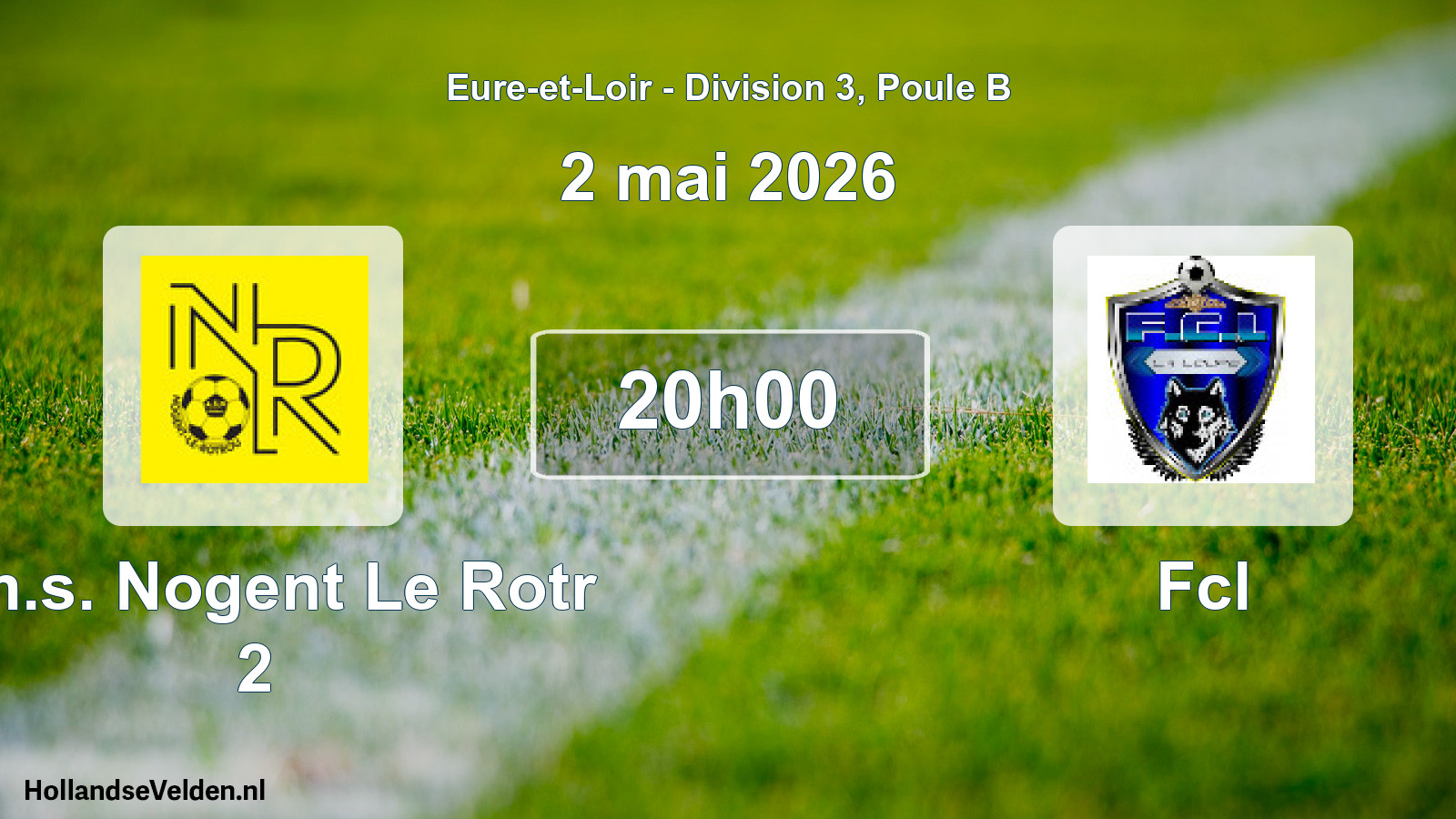 Geplande wedstrijd: Am.s. Nogent Le Rotr 2 - Fcl (2 mei 2026)