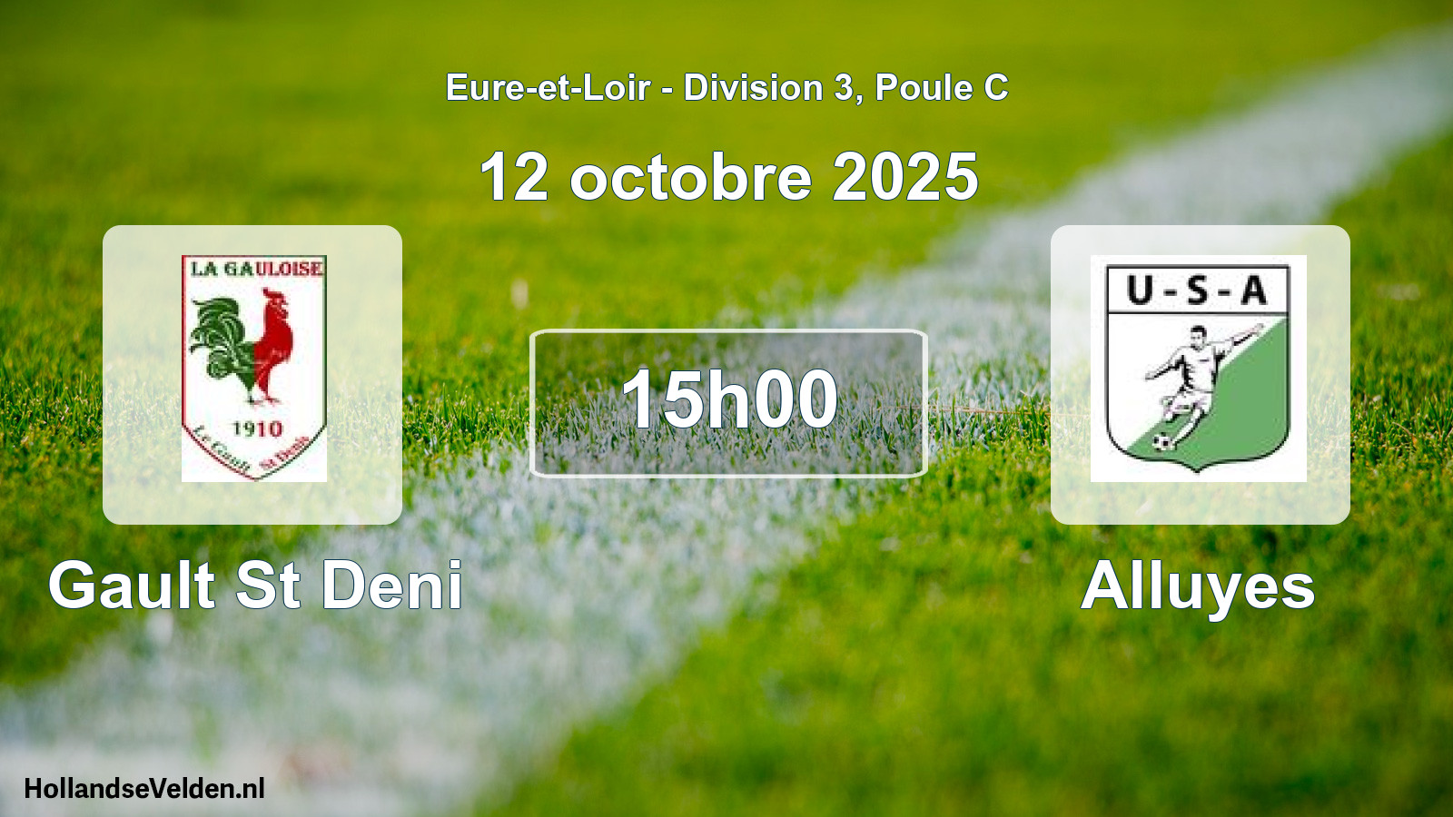 Scheduled Match: Gault St Deni - Alluyes (12 October 2025)