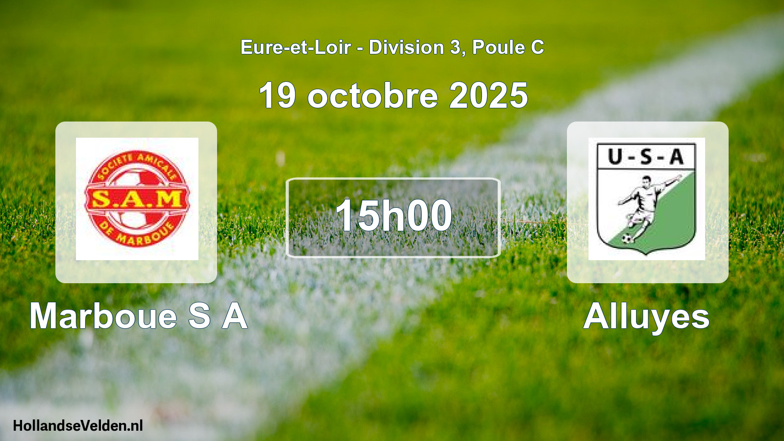 Scheduled Match: Marboue S A - Alluyes (19 October 2025)