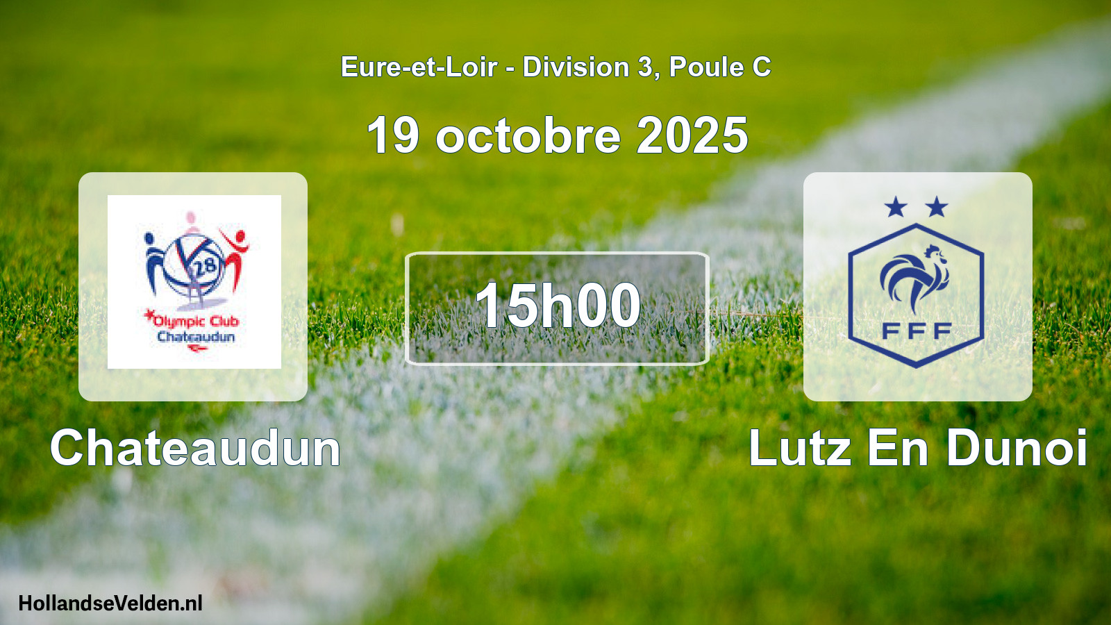 Scheduled Match: Chateaudun - Lutz En Dunoi (19 October 2025)