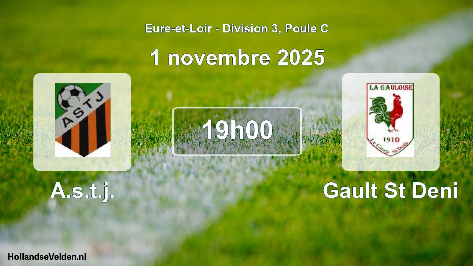 Scheduled Match: A.s.t.j. - Gault St Deni (1 November 2025)