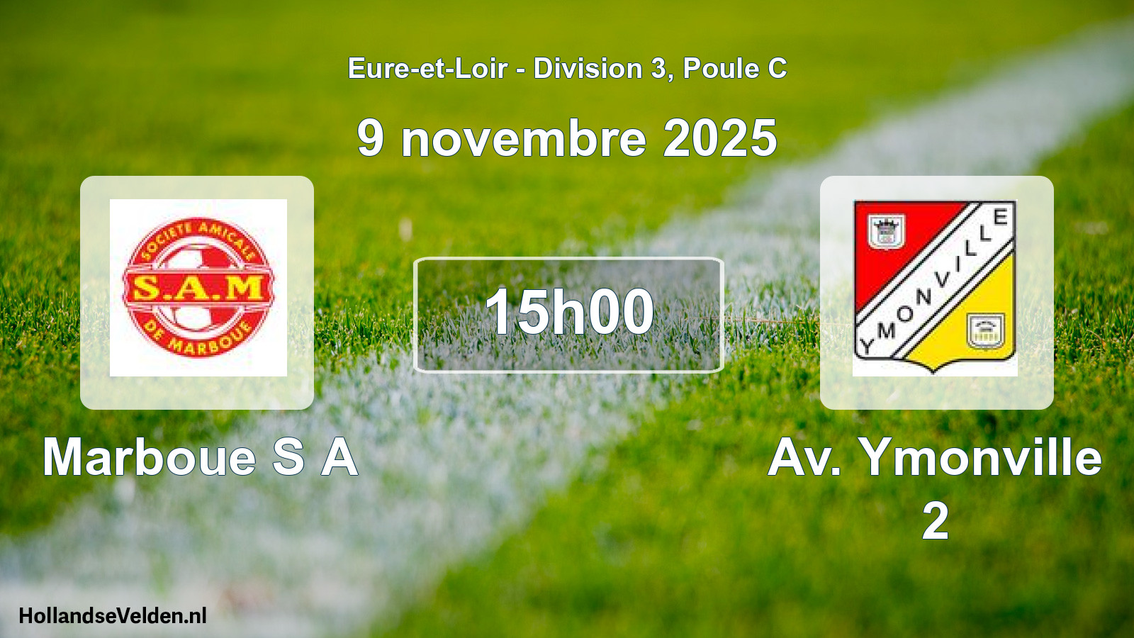 Geplande wedstrijd: Marboue S A - Av. Ymonville 2 (9 novembre 2025)