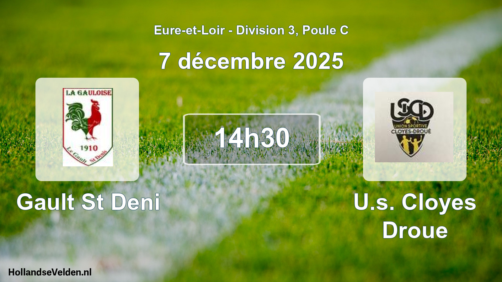 Scheduled Match: Gault St Deni - U.s. Cloyes Droue (7 December 2025)