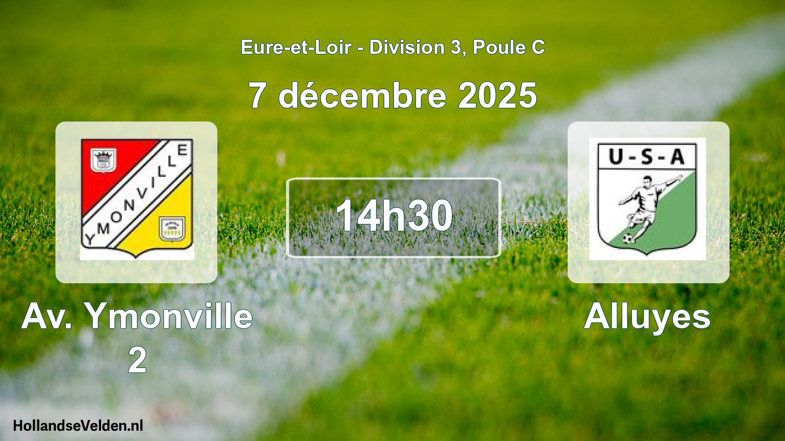 Geplande wedstrijd: Av. Ymonville 2 - Alluyes (7 décembre 2025)