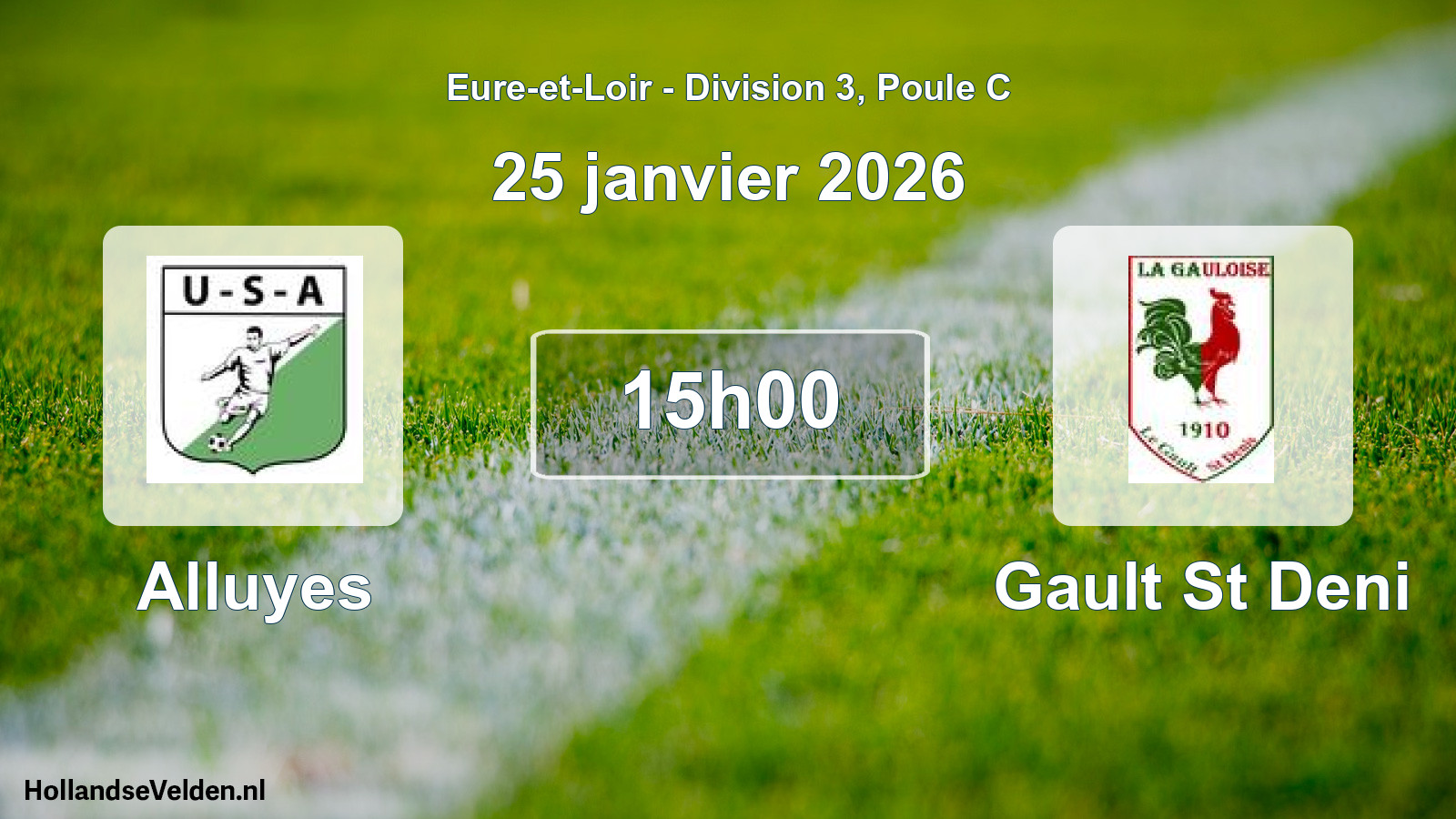 Scheduled Match: Alluyes - Gault St Deni (25 January 2026)