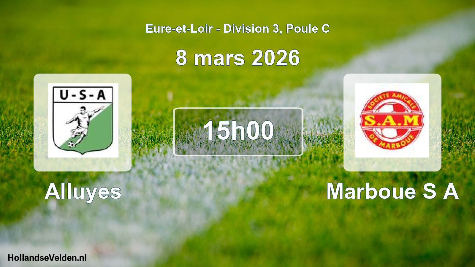 Scheduled Match: Alluyes - Marboue S A (8 March 2026)