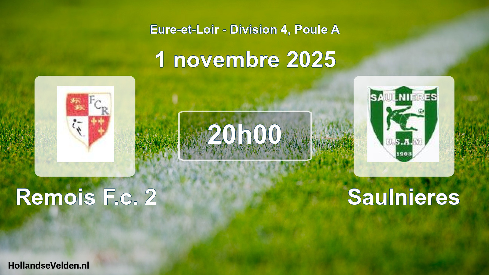 Scheduled Match: Remois F.c. 2 - Saulnieres (1 November 2025)