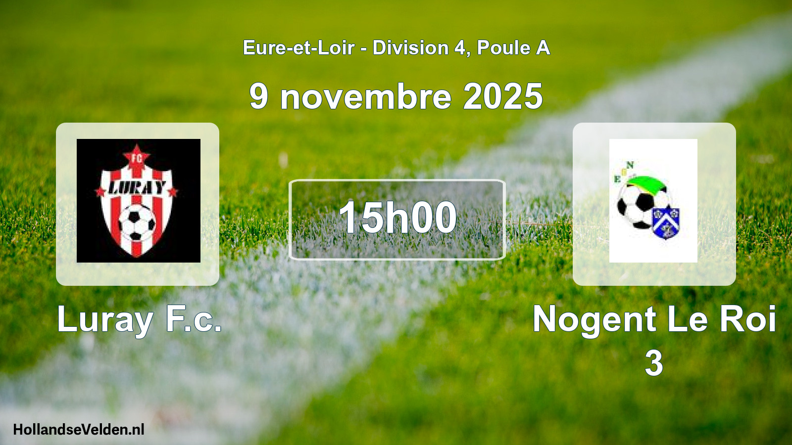 Geplande wedstrijd: Luray F.c. - Nogent Le Roi 3 (9 november 2025)