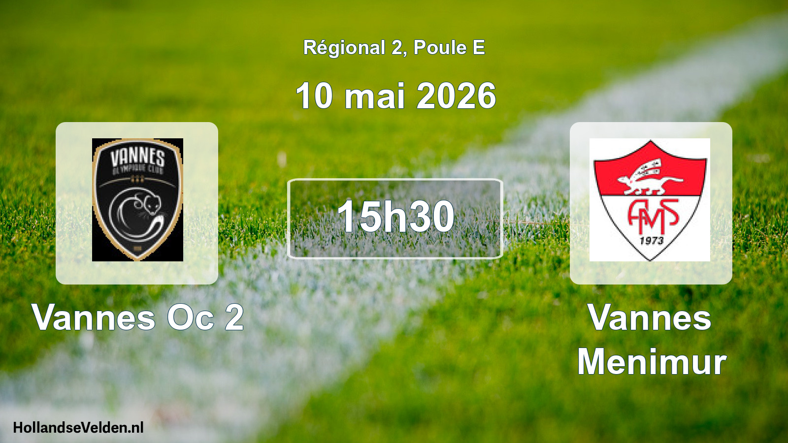Scheduled Match: Vannes Oc 2 - Vannes Menimur (10 May 2026)