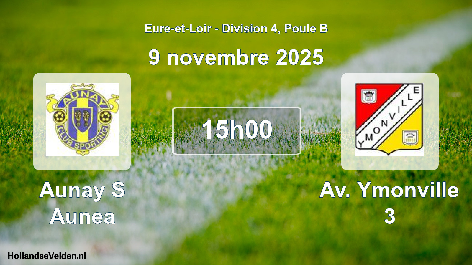 Geplande wedstrijd: Aunay S Aunea - Av. Ymonville 3 (9 novembre 2025)