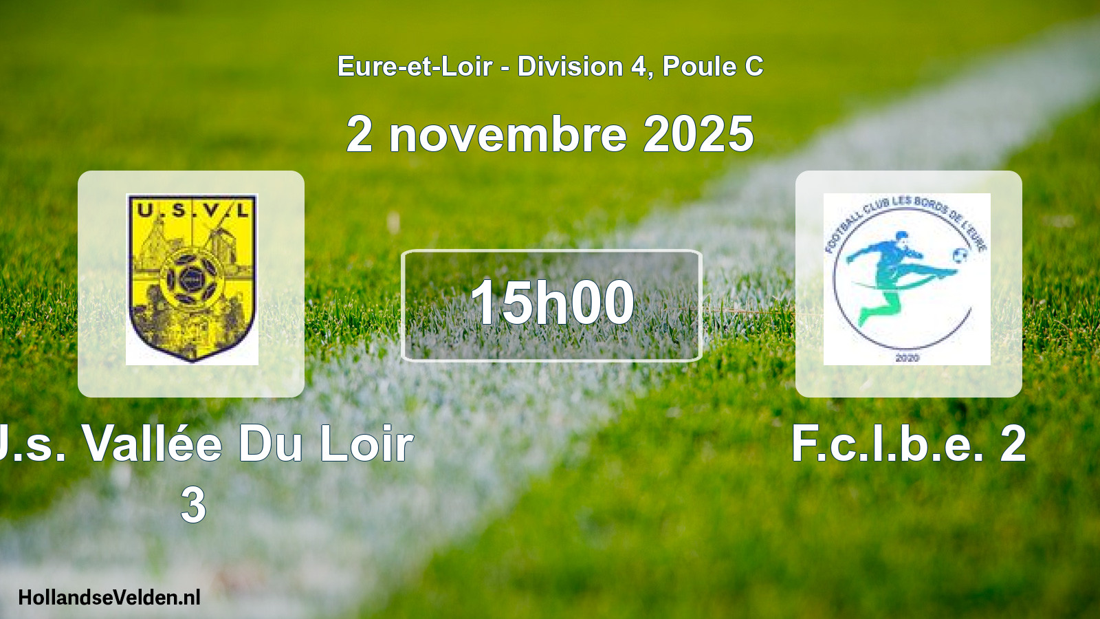 Scheduled Match: U.s. Vallée Du Loir 3 - F.c.l.b.e. 2 (2 November 2025)