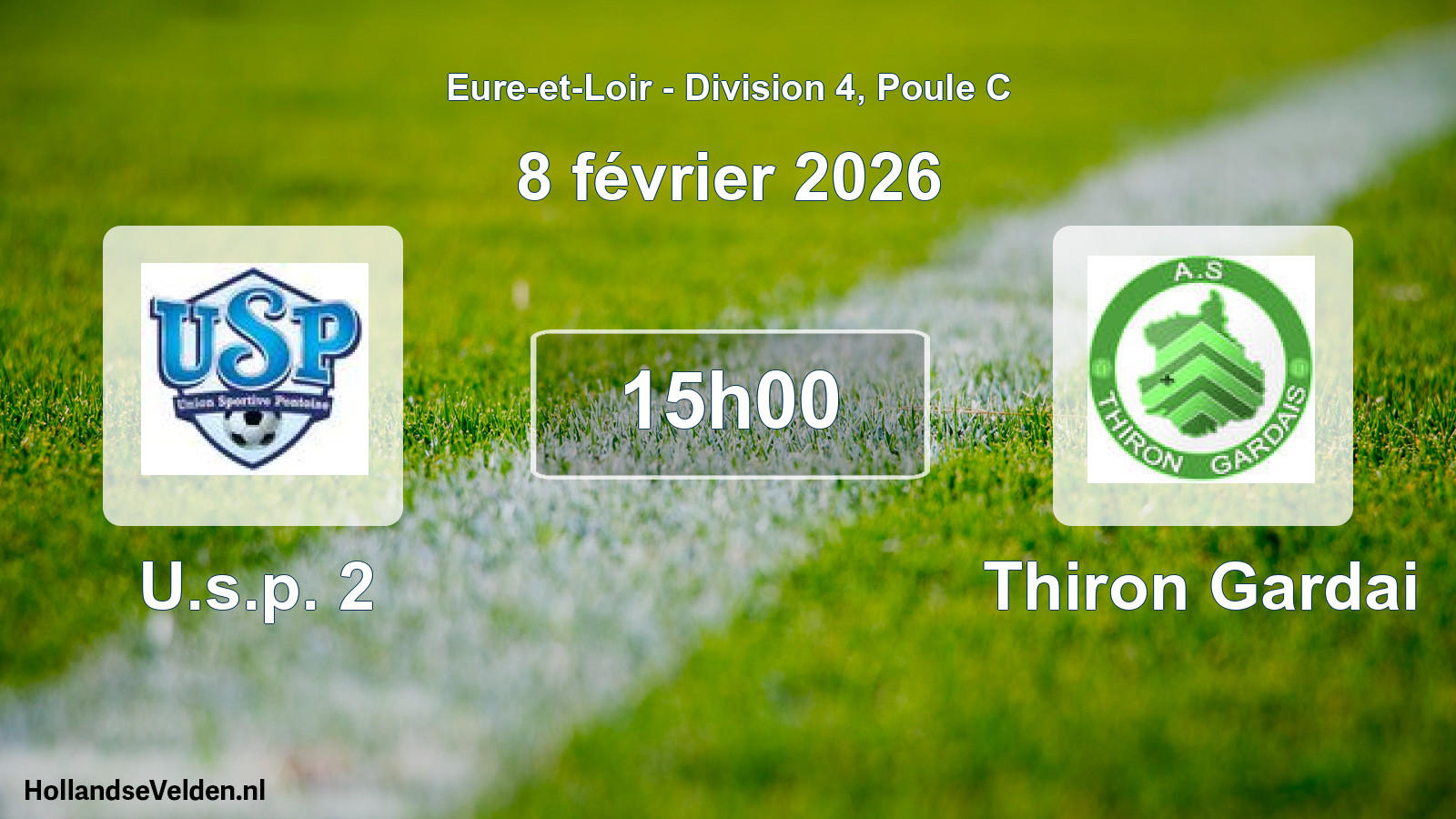 Scheduled Match: U.s.p. 2 - Thiron Gardai (8 February 2026)