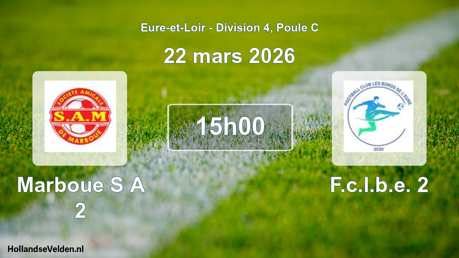 Scheduled Match: Marboue S A 2 - F.c.l.b.e. 2 (22 March 2026)