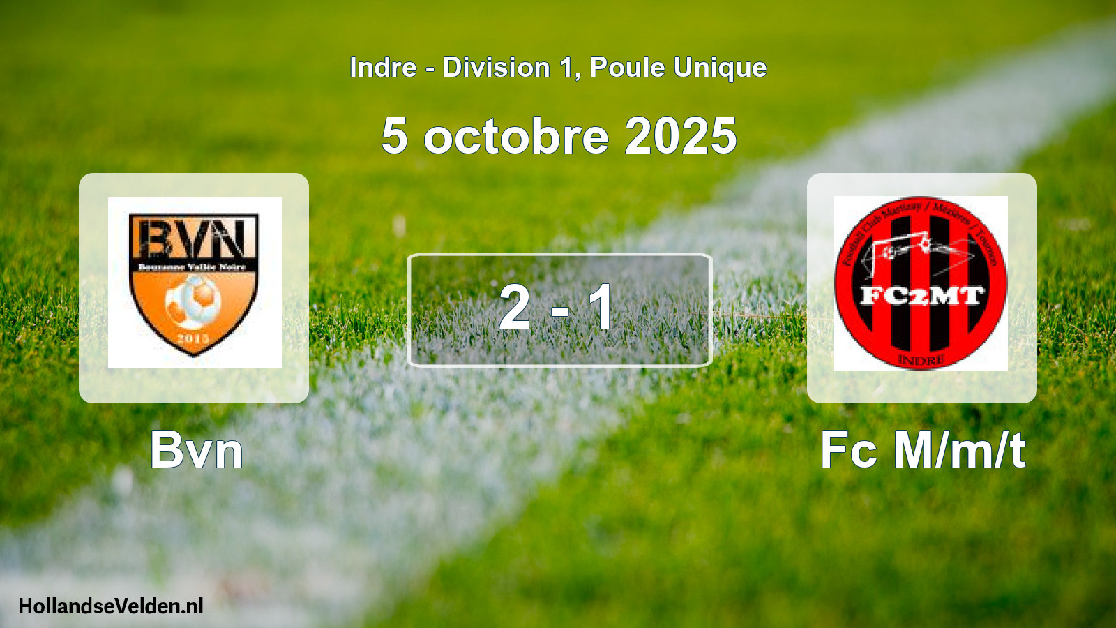 Total number of matches played: Bvn - Fc M/m/t 2 - 1 (5 October 2025)