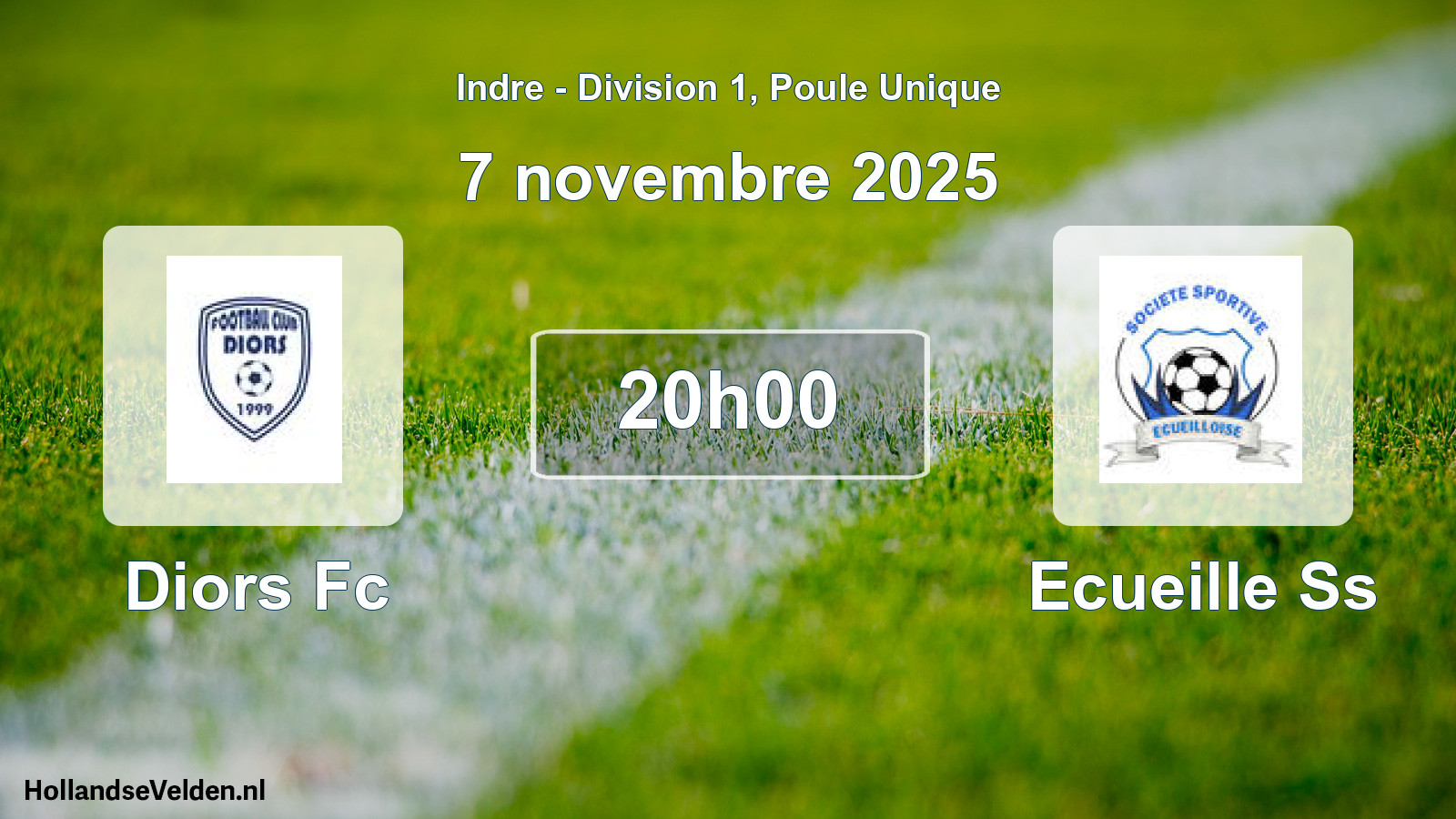 Geplande wedstrijd: Diors Fc - Ecueille Ss (7 novembre 2025)