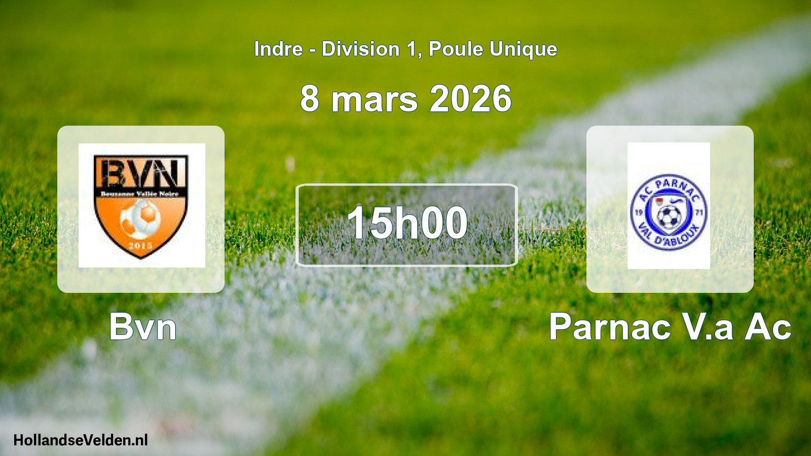 Scheduled Match: Bvn - Parnac V.a Ac (8 March 2026)