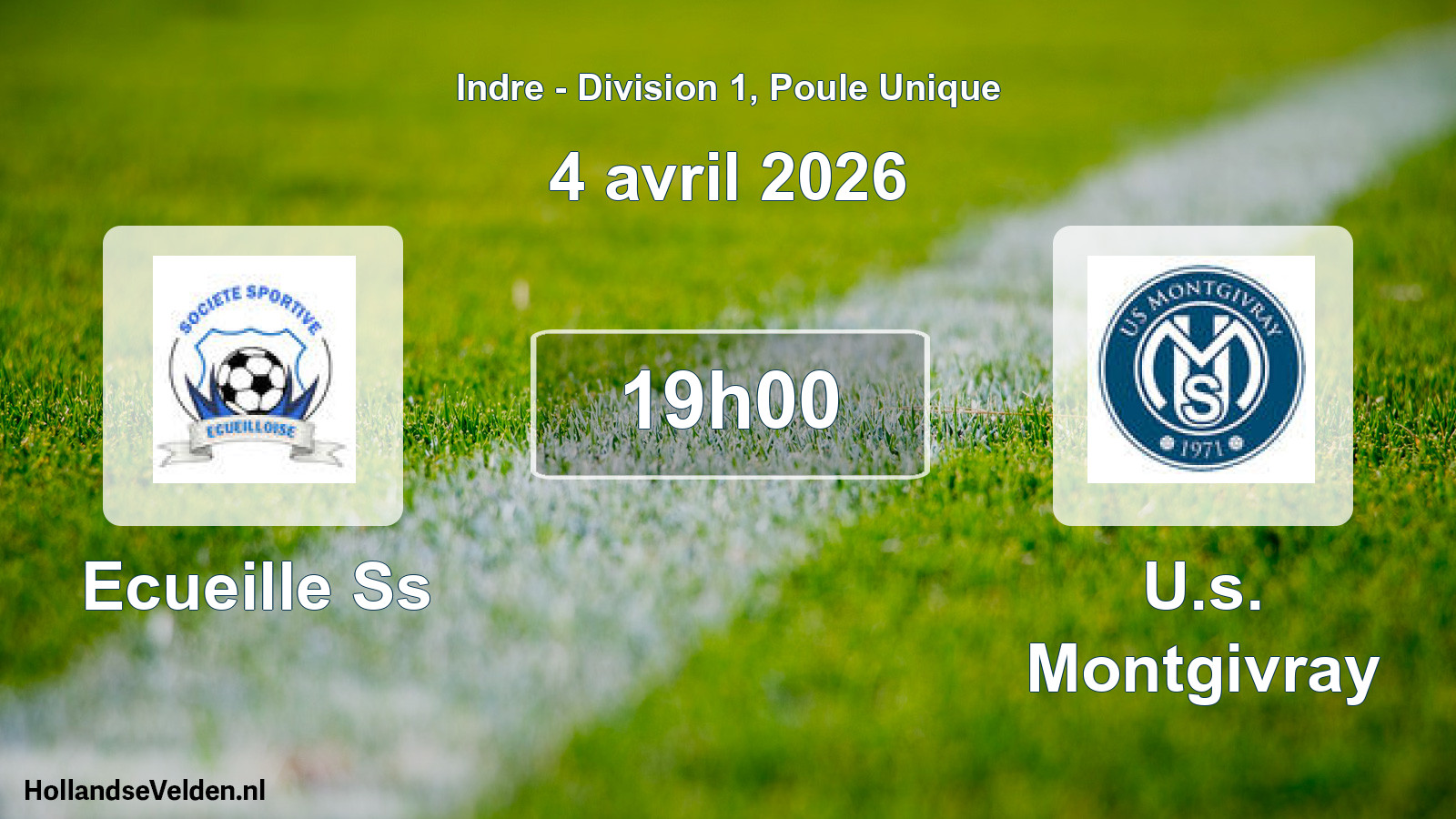 Scheduled Match: Ecueille Ss - U.s. Montgivray (4 April 2026)