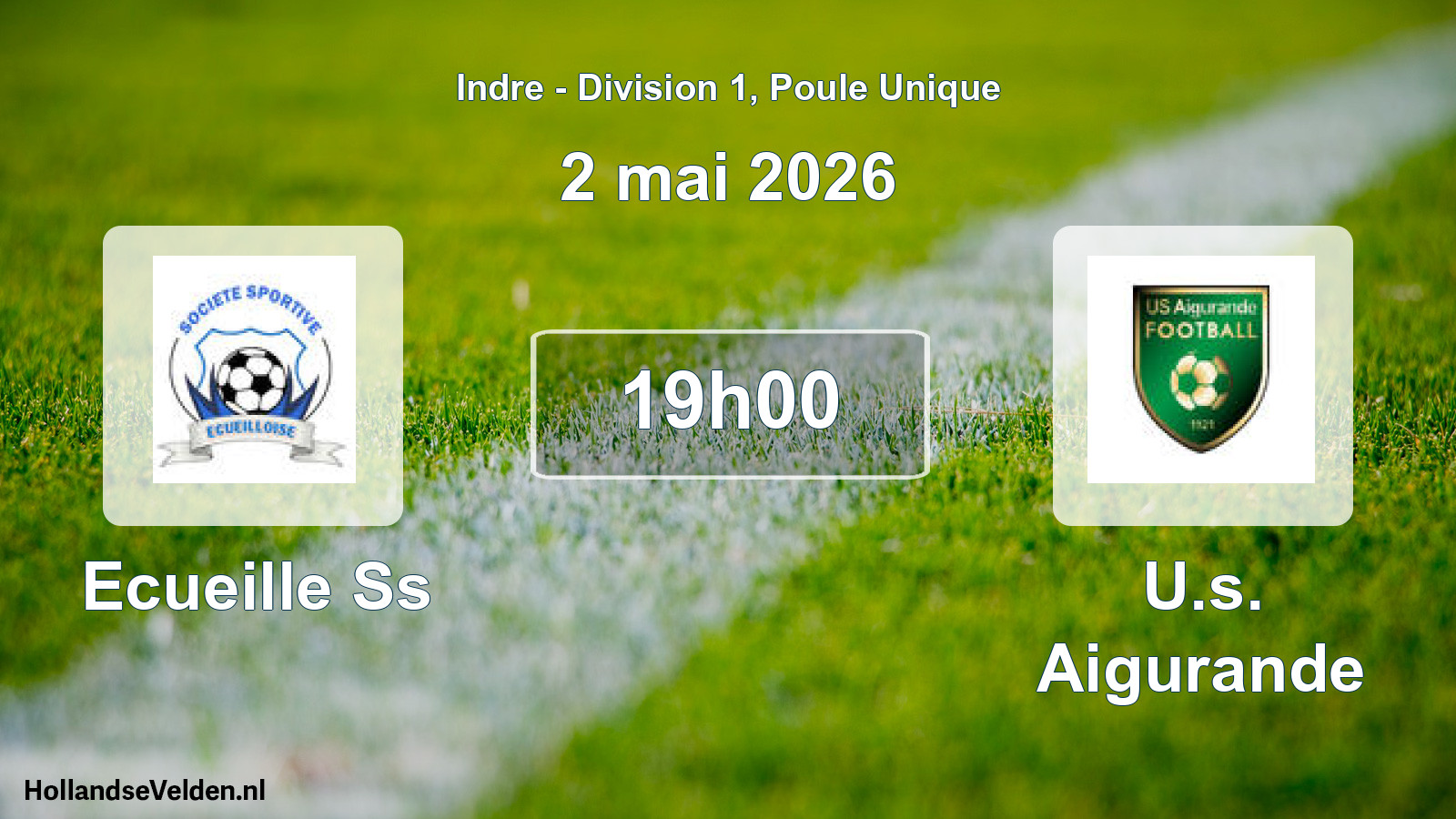 Scheduled Match: Ecueille Ss - U.s. Aigurande (2 May 2026)