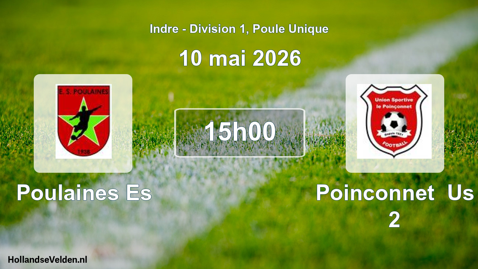 Scheduled Match: Poulaines Es - Poinconnet Us 2 (10 May 2026)