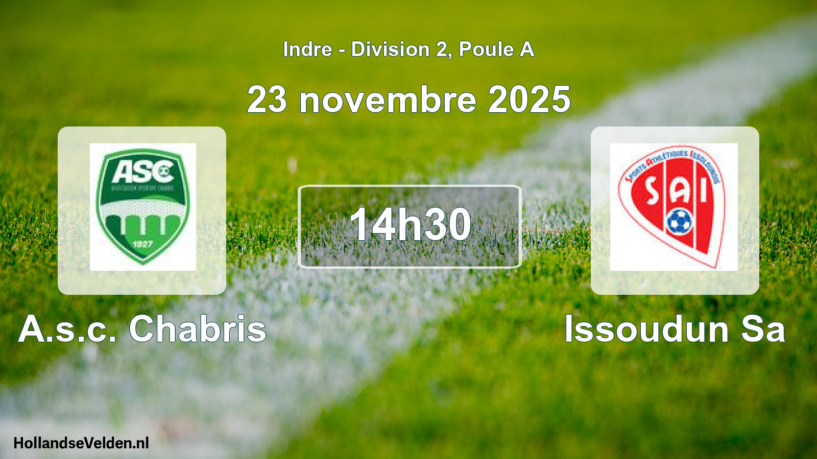 Scheduled Match: A.s.c. Chabris - Issoudun Sa (23 November 2025)