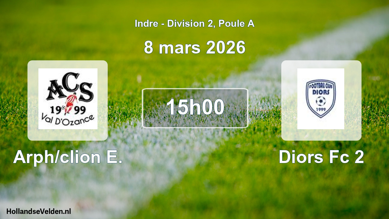 Scheduled Match: Arph/clion E. - Diors Fc 2 (8 March 2026)