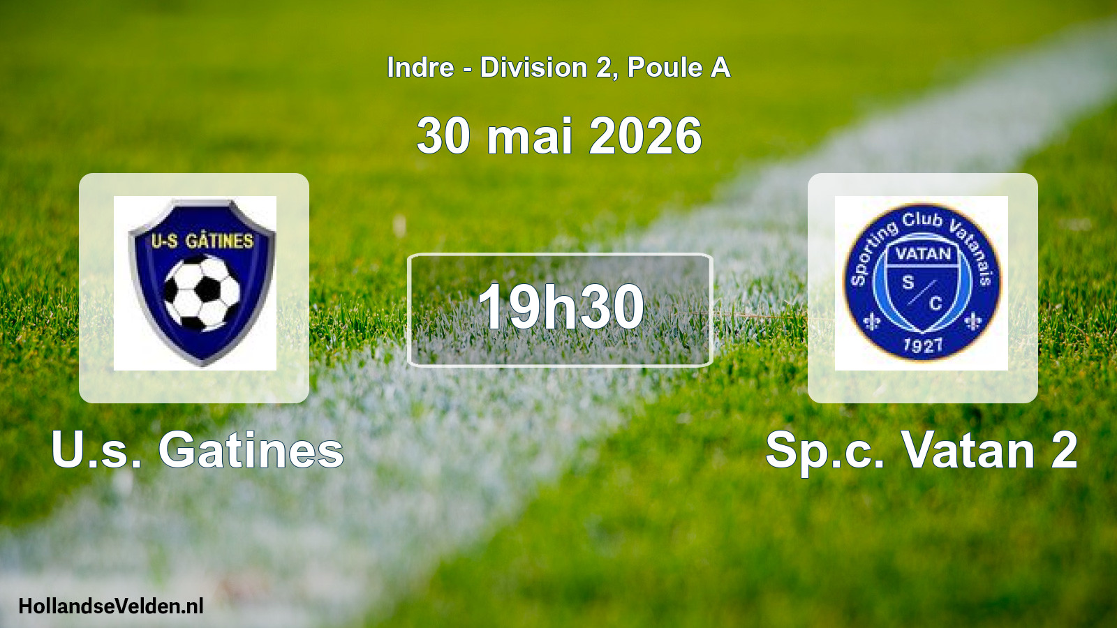 Scheduled Match: U.s. Gatines - Sp.c. Vatan 2 (30 May 2026)