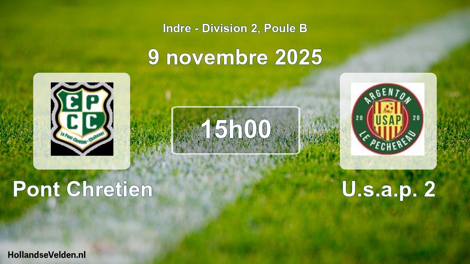 Scheduled Match: Pont Chretien - U.s.a.p. 2 (9 November 2025)