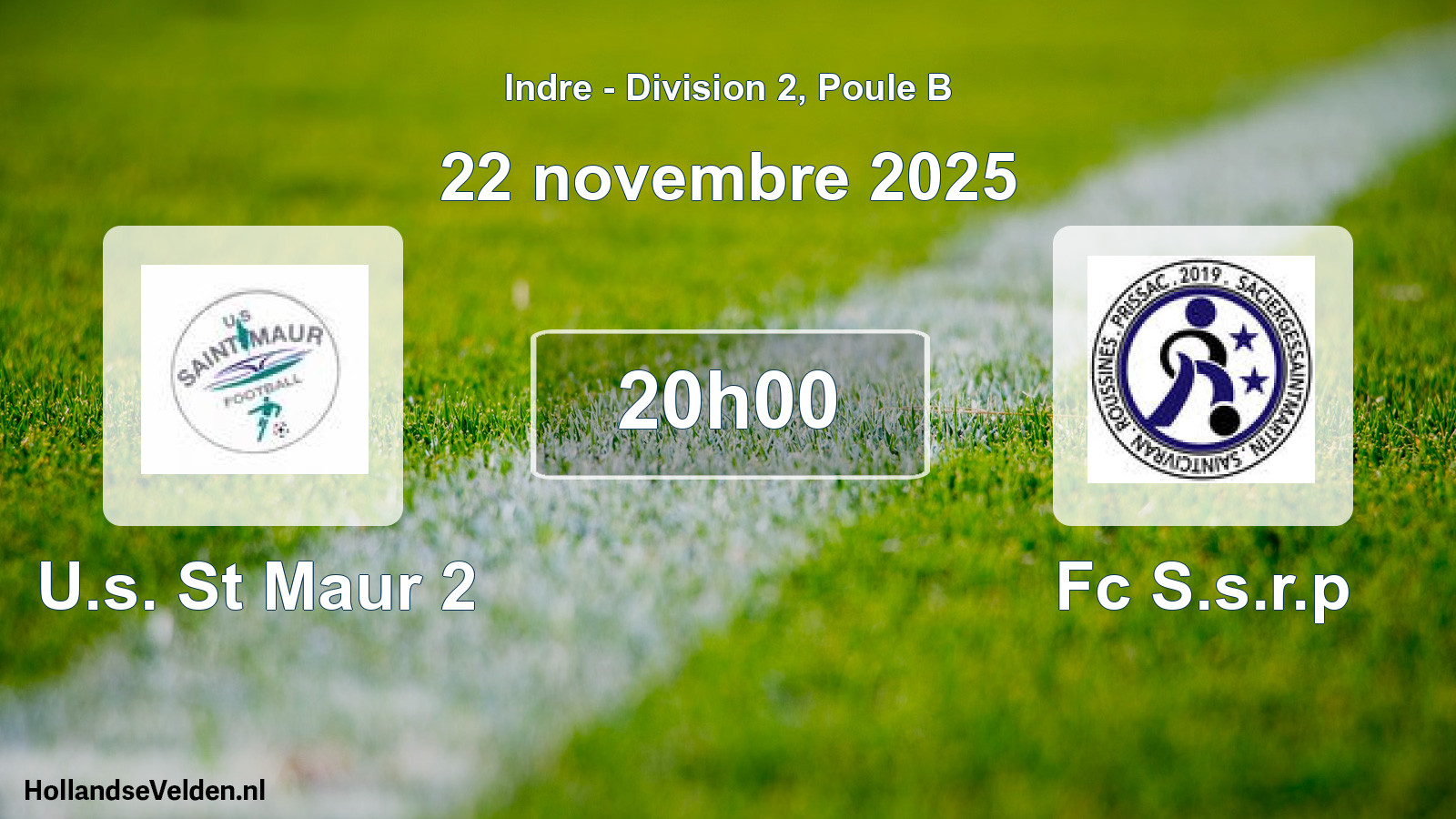 Scheduled Match: U.s. St Maur 2 - Fc S.s.r.p (22 November 2025)