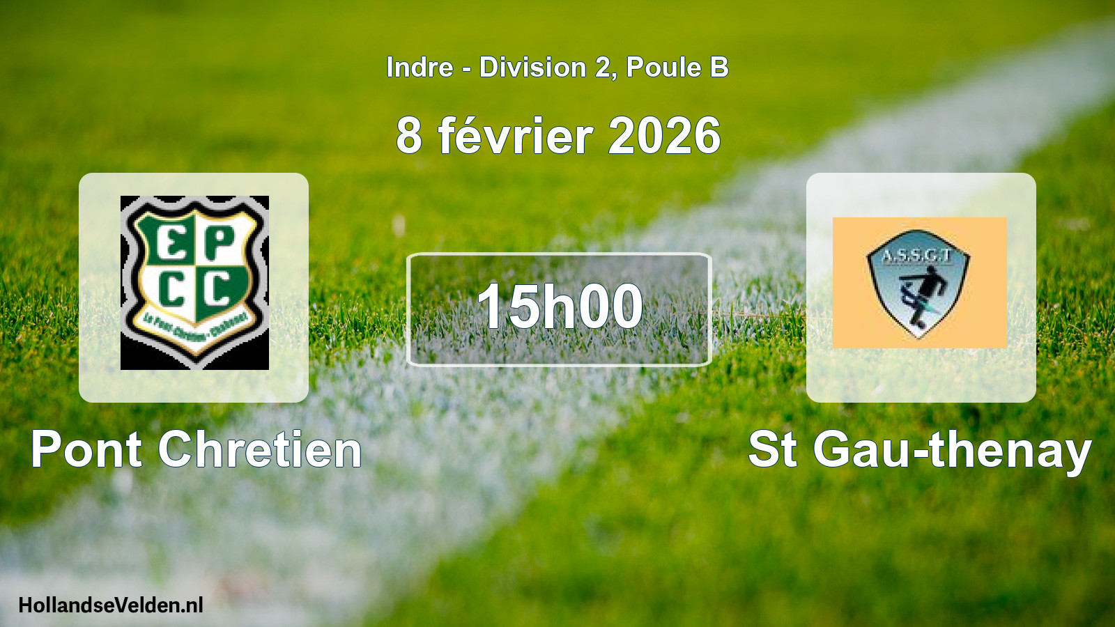 Scheduled Match: Pont Chretien - St Gau-thenay (8 February 2026)
