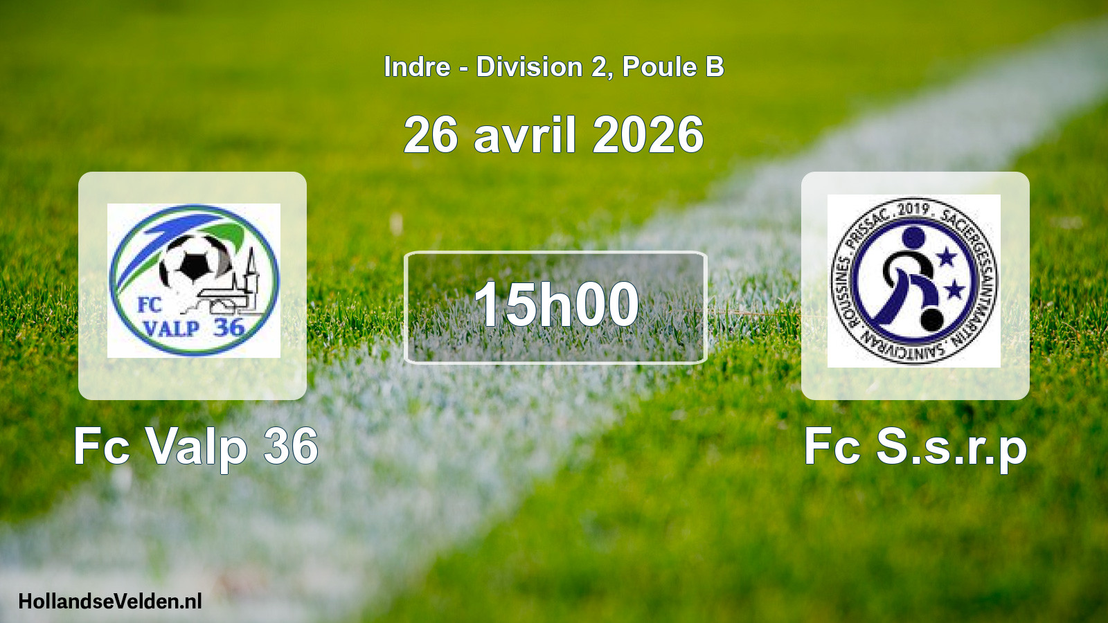 Geplande wedstrijd: Fc Valp 36 - Fc S.s.r.p (26 avril 2026)