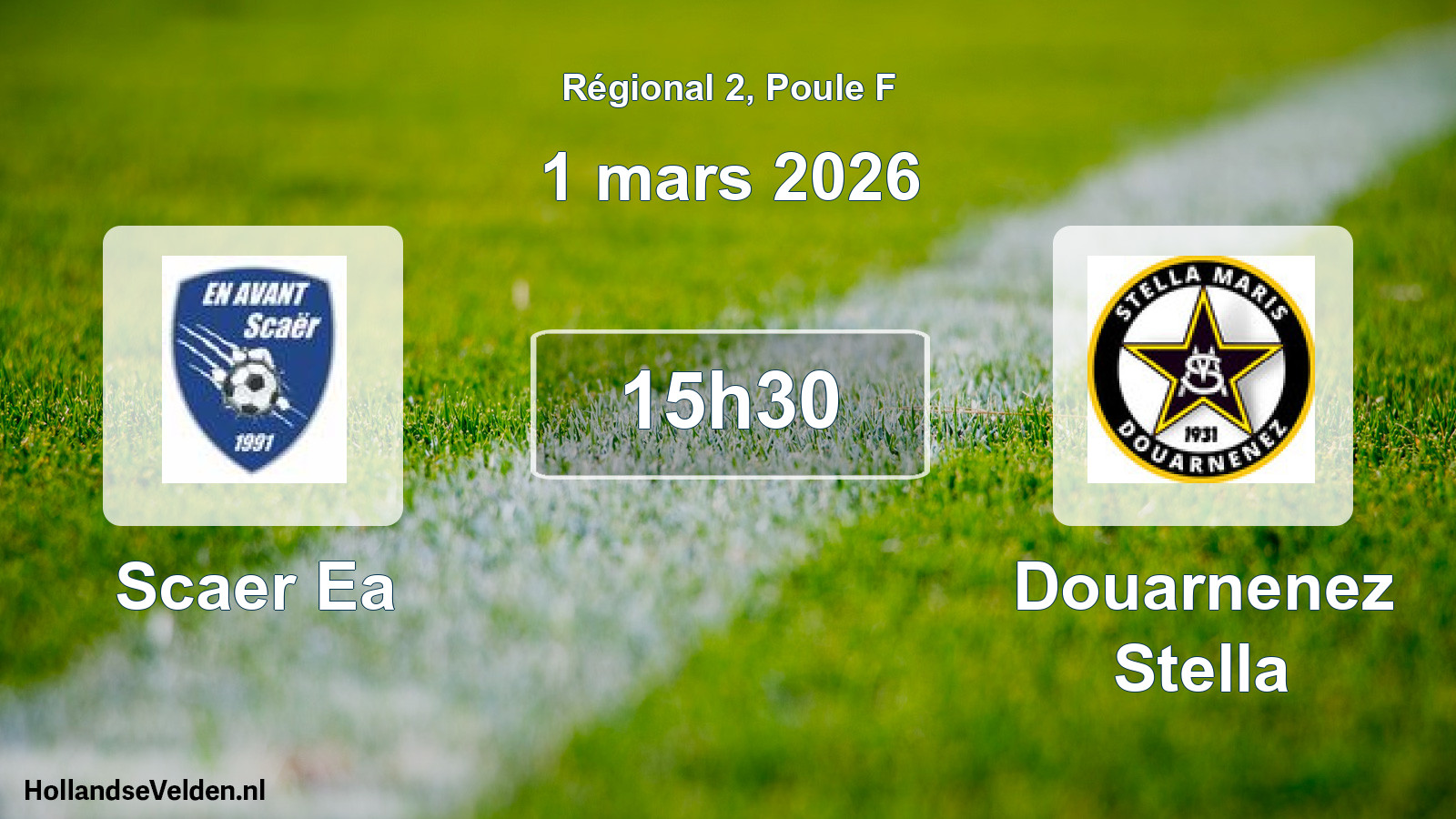Geplande wedstrijd: Scaer Ea - Douarnenez Stella (1 mars 2026)
