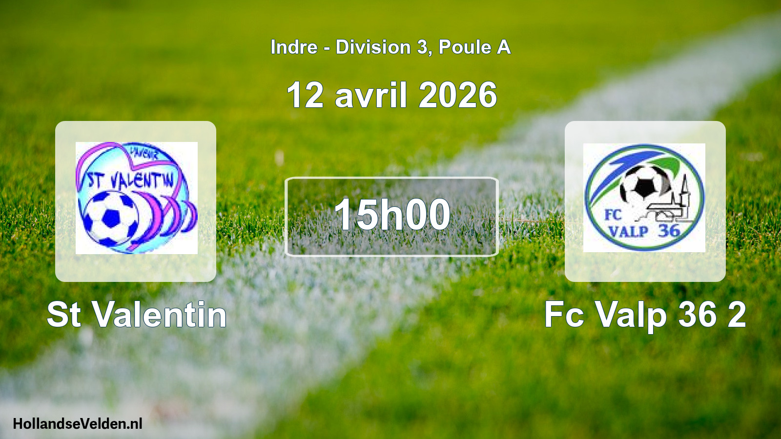 Scheduled Match: St Valentin - Fc Valp 36 2 (12 April 2026)
