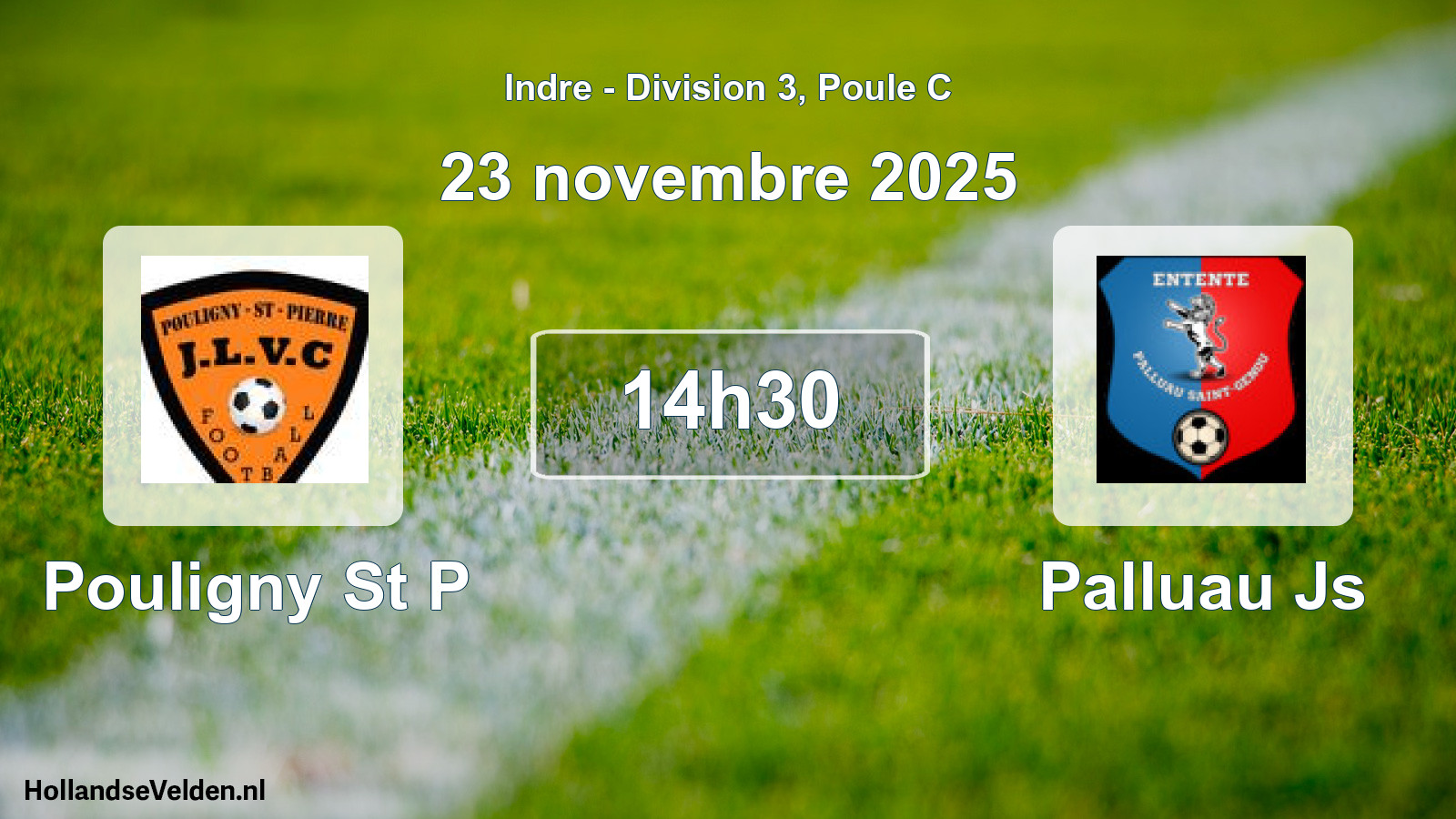 Scheduled Match: Pouligny St P - Palluau Js (23 November 2025)