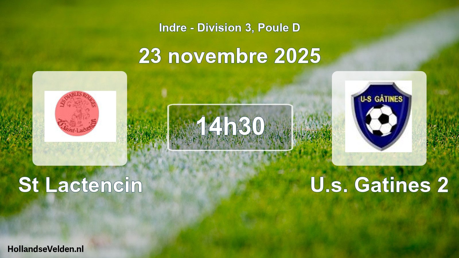 Scheduled Match: St Lactencin - U.s. Gatines 2 (23 November 2025)