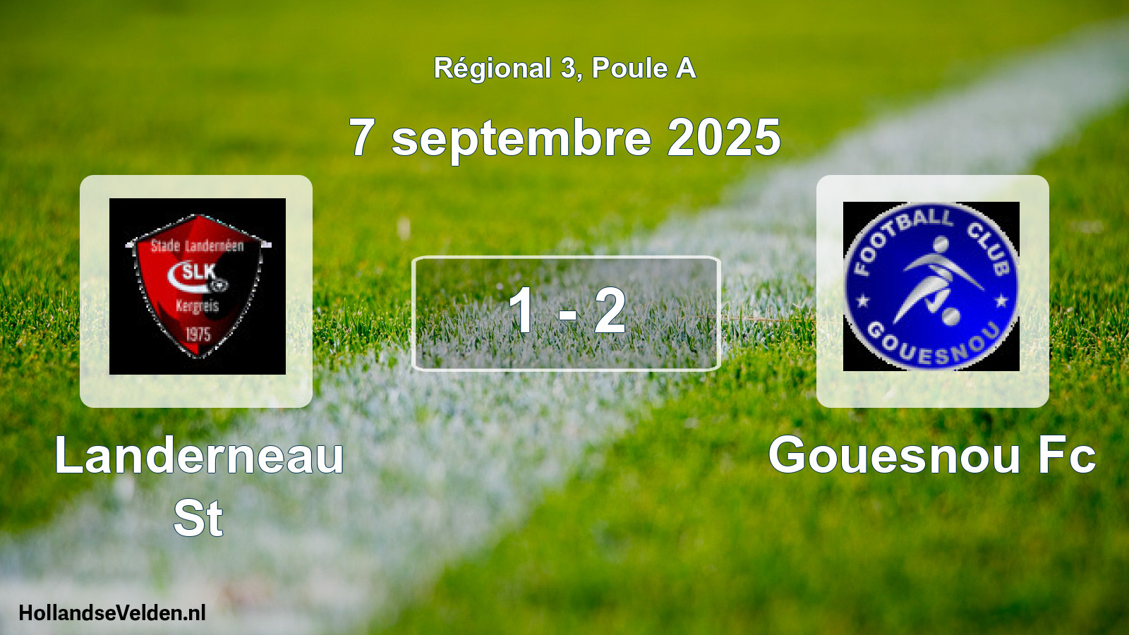 Total number of matches played: Landerneau St - Gouesnou Fc 1 - 2 (7 September 2025)