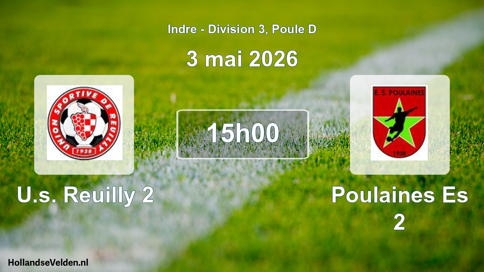 Scheduled Match: U.s. Reuilly 2 - Poulaines Es 2 (3 May 2026)