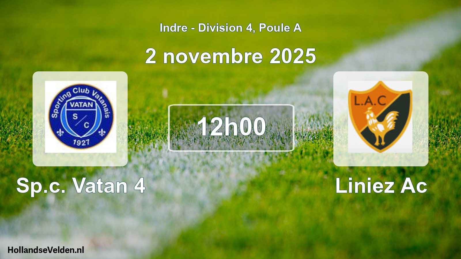 Scheduled Match: Sp.c. Vatan 4 - Liniez Ac (2 November 2025)