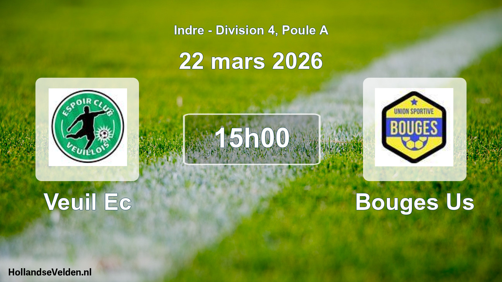 Scheduled Match: Veuil Ec - Bouges Us (22 March 2026)