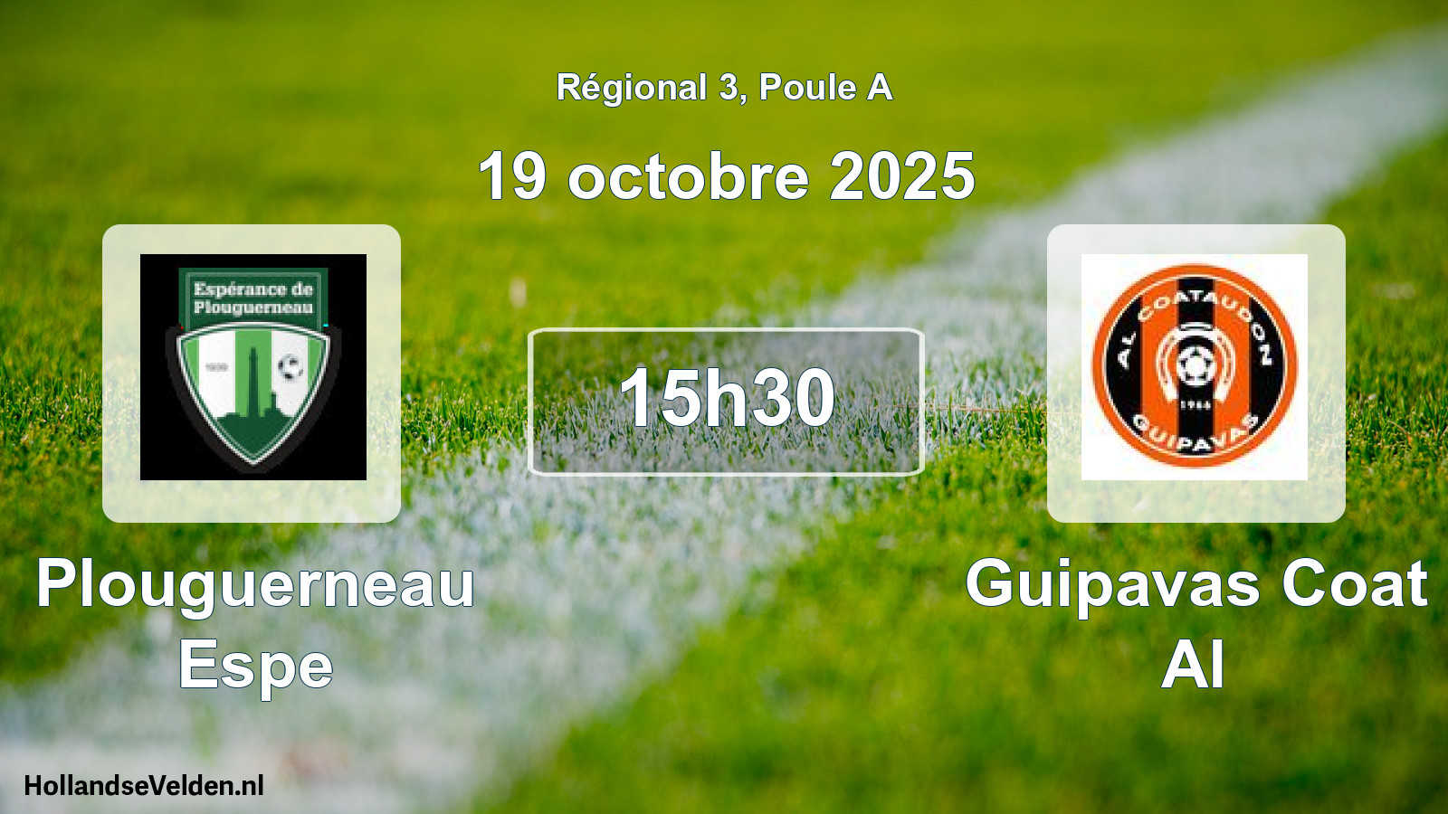 Scheduled Match: Plouguerneau Espe - Guipavas Coat Al (19 October 2025)