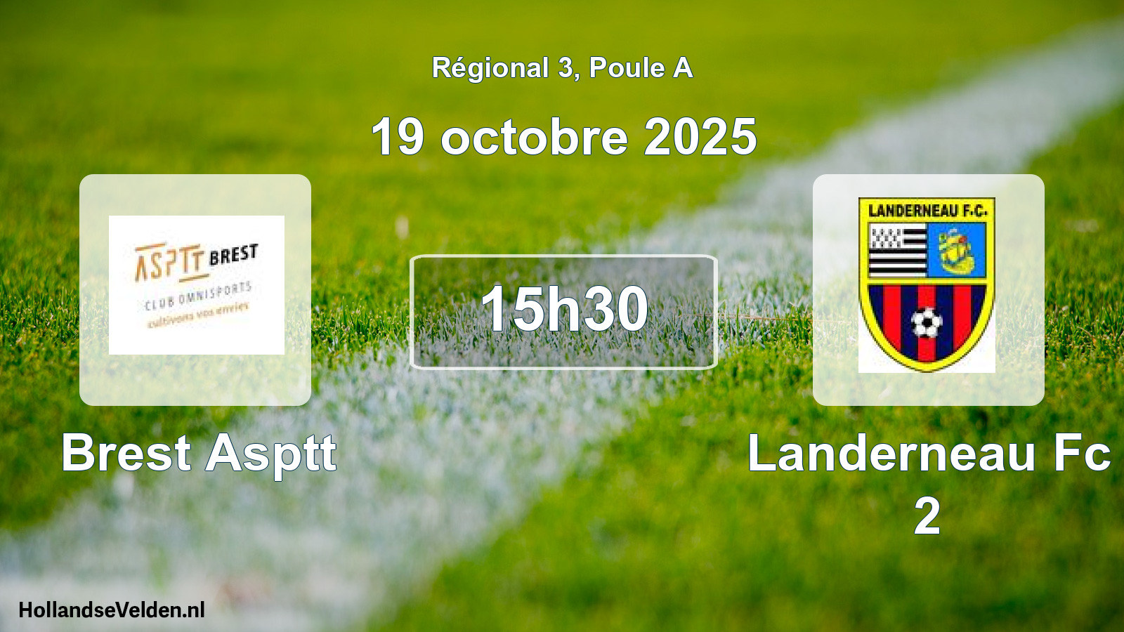 Scheduled Match: Brest Asptt - Landerneau Fc 2 (19 October 2025)