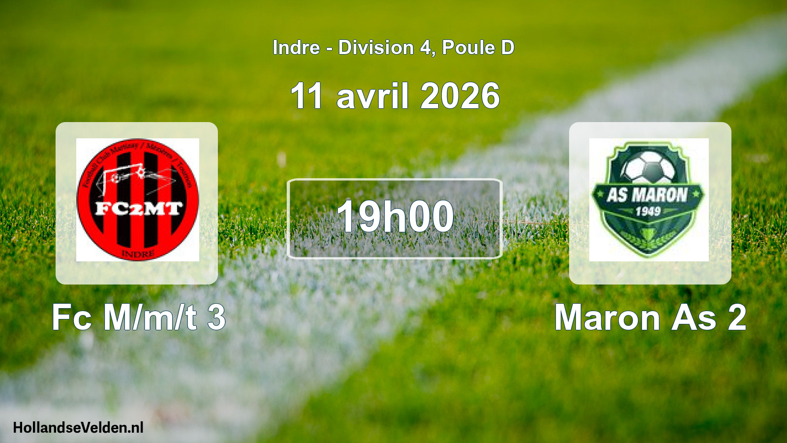 Scheduled Match: Fc M/m/t 3 - Maron As 2 (11 April 2026)