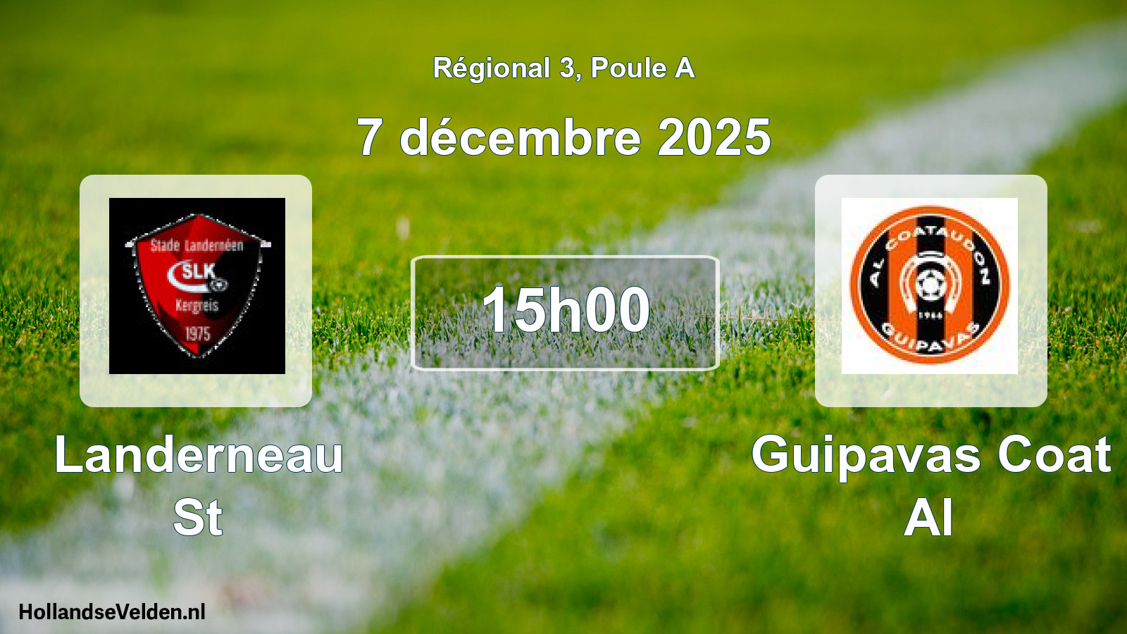 Geplande wedstrijd: Landerneau St - Guipavas Coat Al (7 décembre 2025)