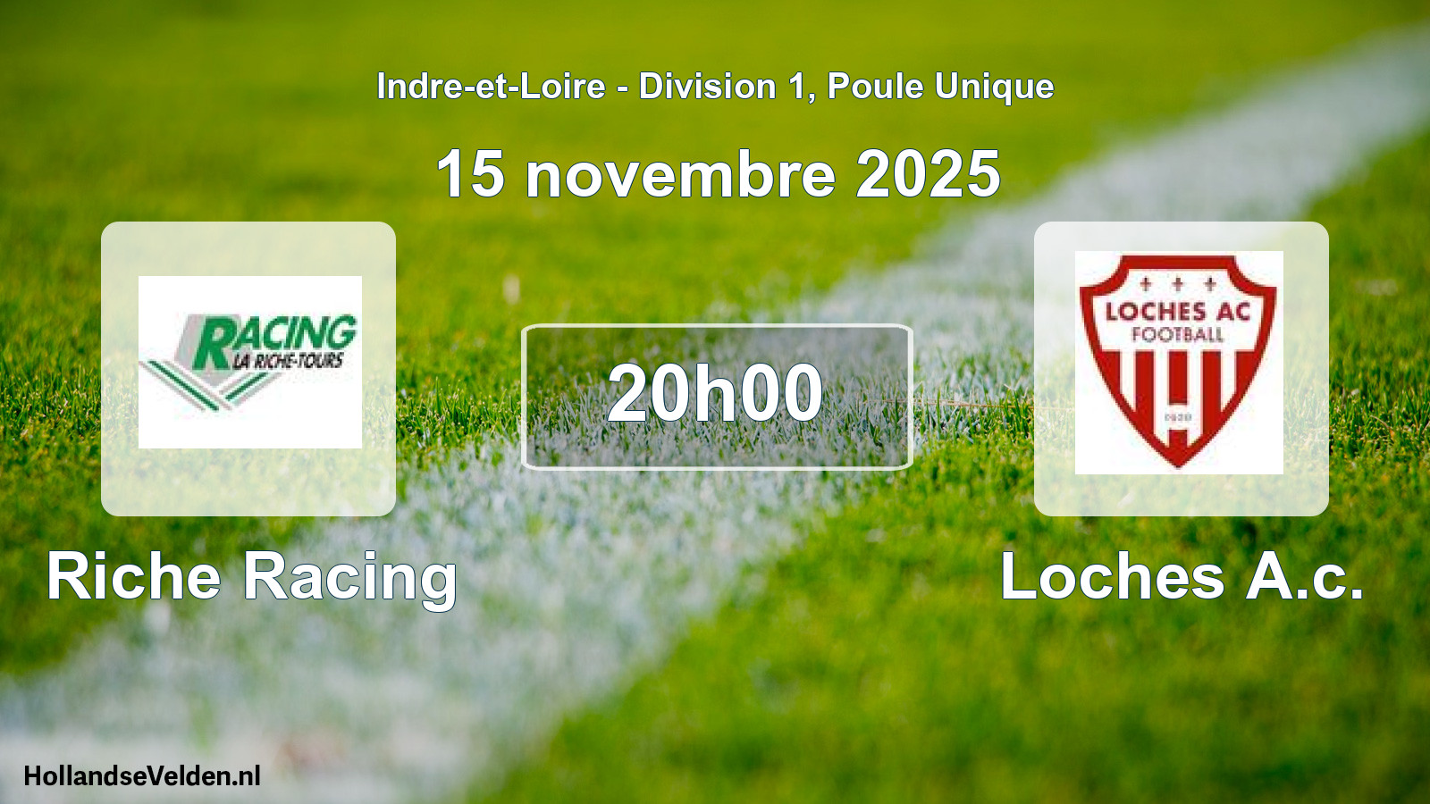 Geplande wedstrijd: Riche Racing - Loches A.c. (15 november 2025)