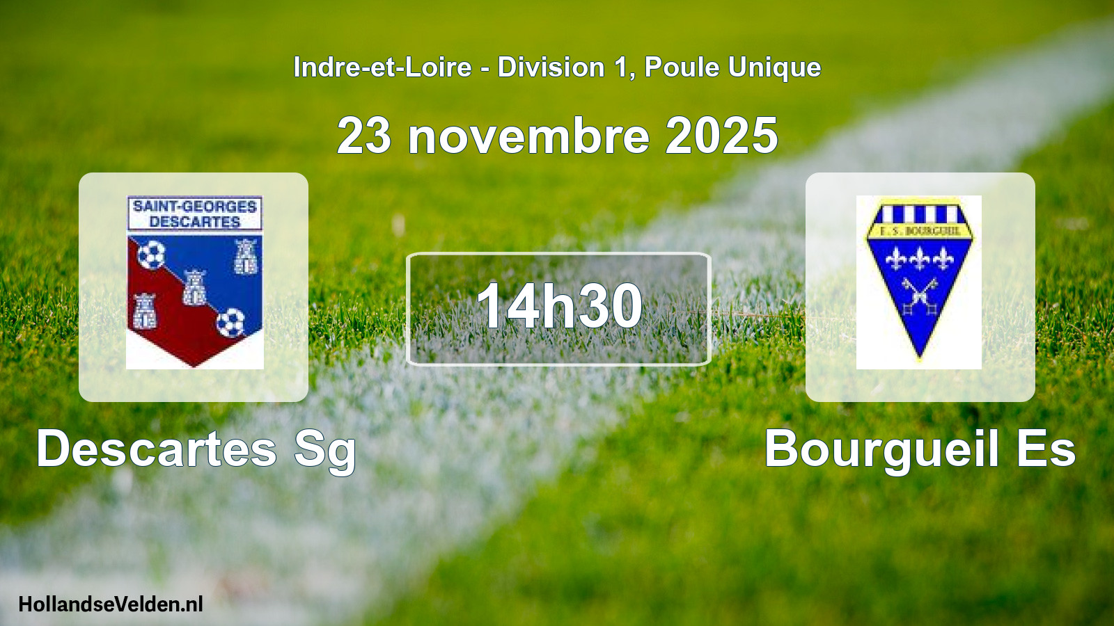 Scheduled Match: Descartes Sg - Bourgueil Es (23 November 2025)