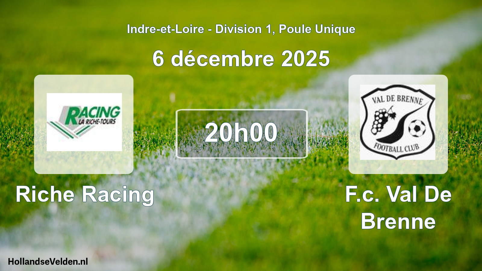 Scheduled Match: Riche Racing - F.c. Val De Brenne (6 December 2025)