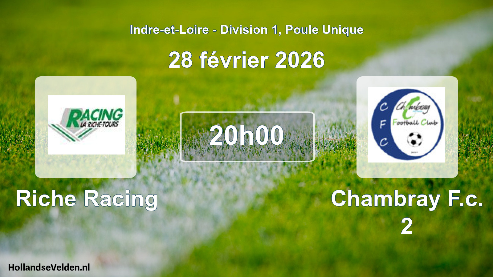 Scheduled Match: Riche Racing - Chambray F.c. 2 (28 February 2026)