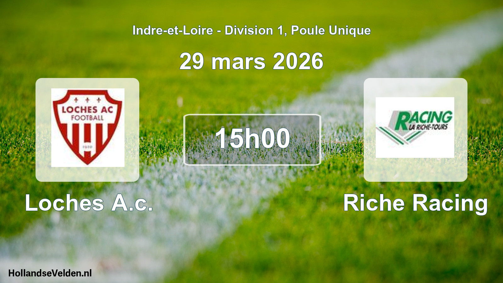 Scheduled Match: Loches A.c. - Riche Racing (29 March 2026)