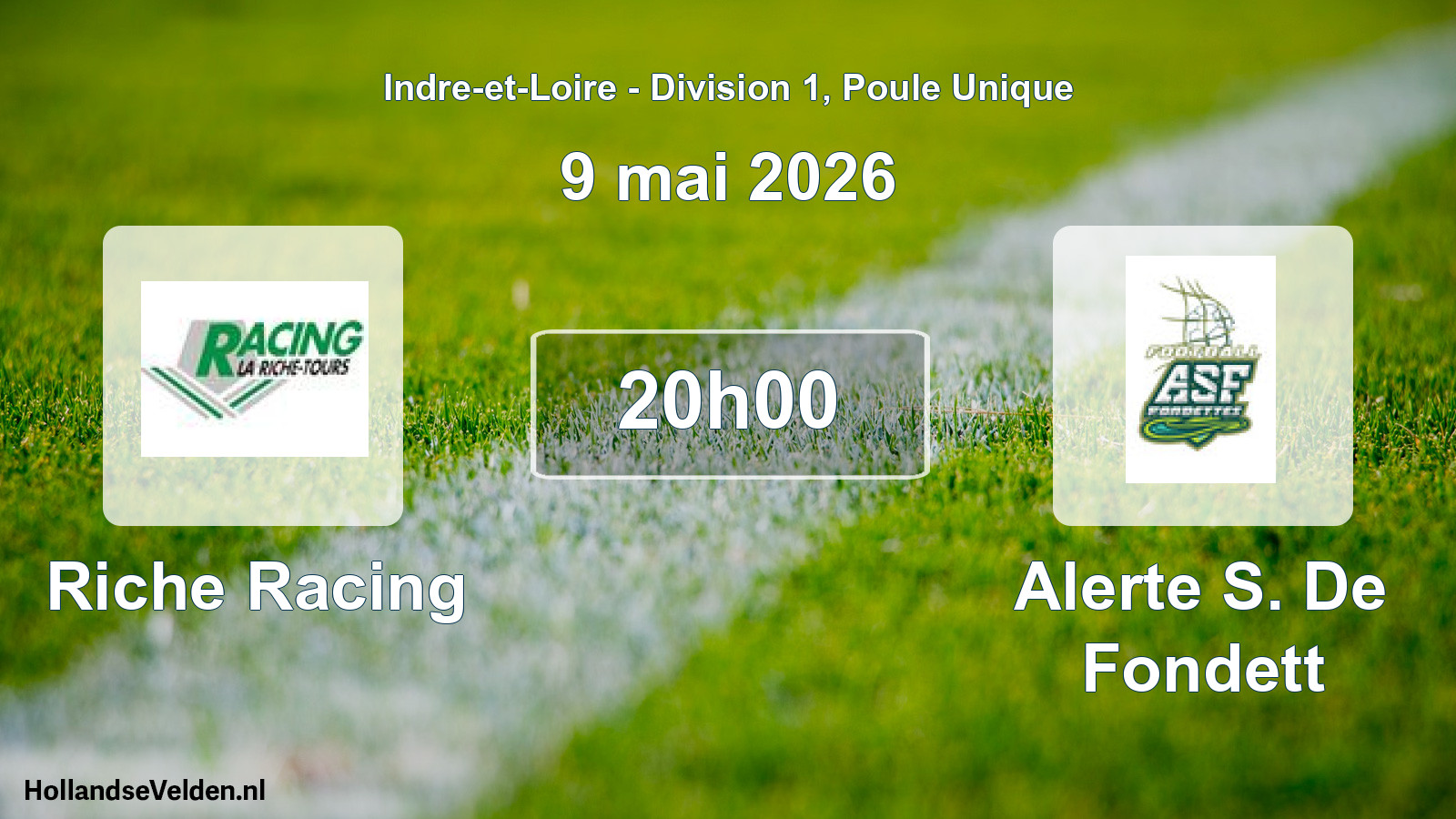 Scheduled Match: Riche Racing - Alerte S. De Fondett (9 May 2026)