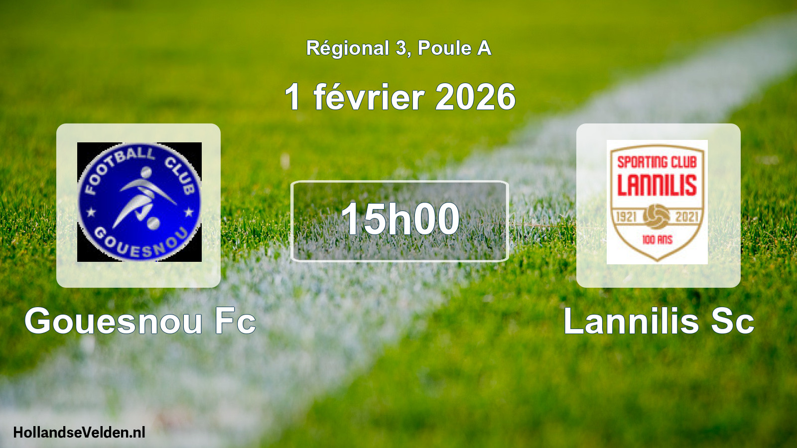 Scheduled Match: Gouesnou Fc - Lannilis Sc (1 February 2026)